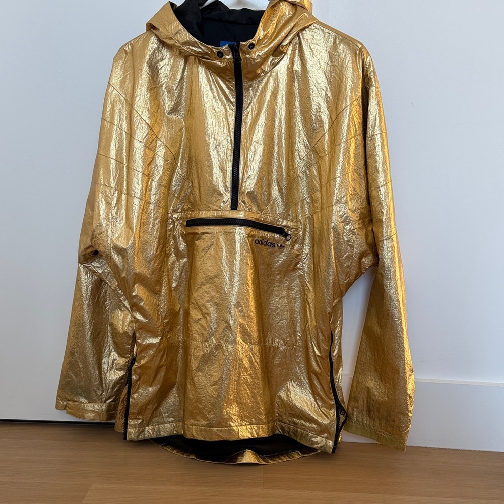 adidas Gold Windbreaker Jacket
